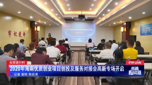 2020年海南優質創業項目創投及服務對接會高新專場開啟 丨直通自貿港
